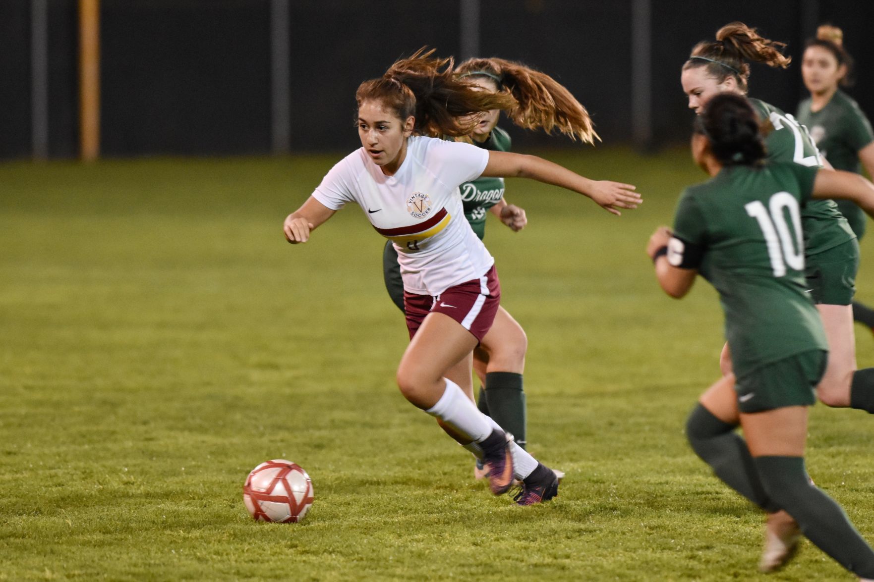 Vintage girls soccer